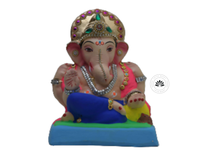 Ganesh Idol – 1 Piece 6 Inch Diamond Work EF17