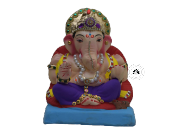 Ganesh Idol – 1 Piece 6 Inch Diamond Work EF18