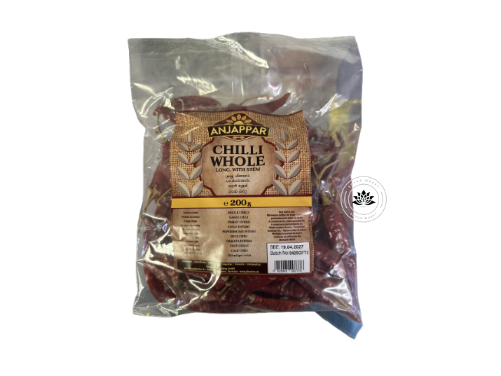 Anjappar – 200 g Chilli Whole Long With Stem