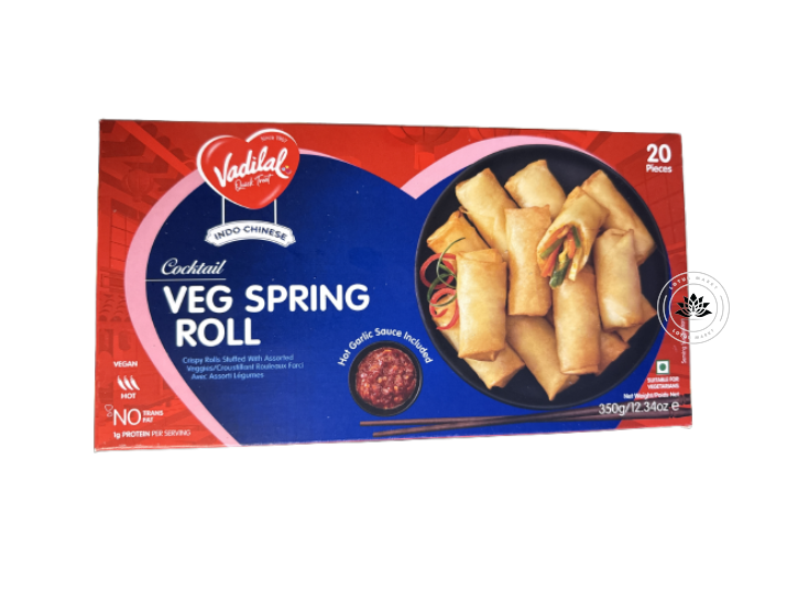 Vadilal – 350 g Frozen Veg Spring Roll